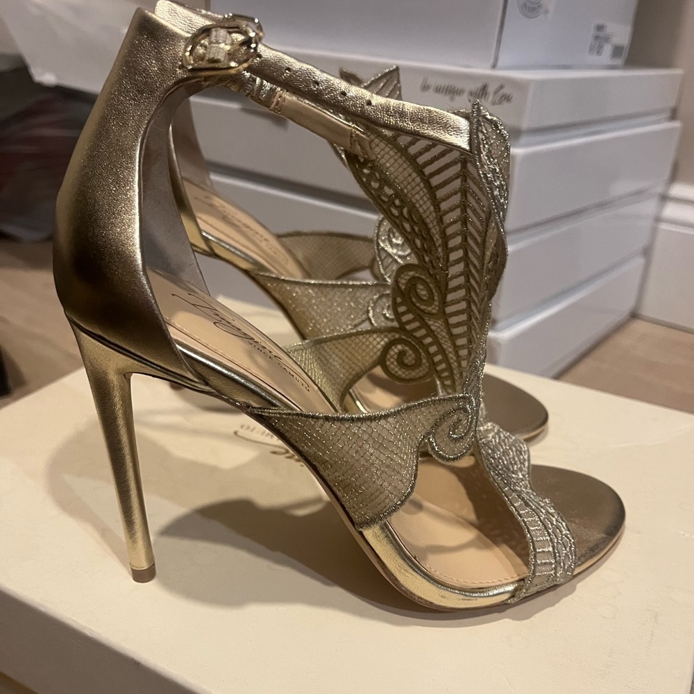 Vince Camuto gold sandals